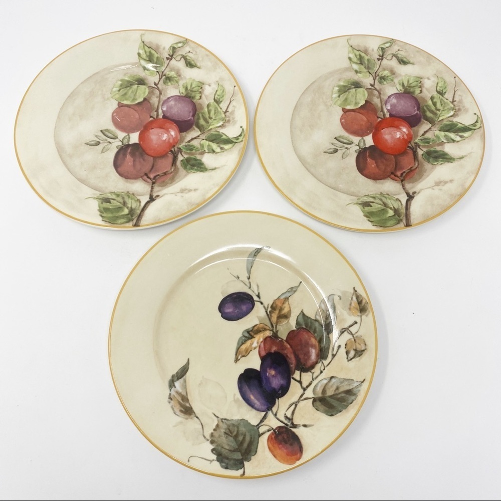 Gibson Everyday Plums on Tree Salad Plates